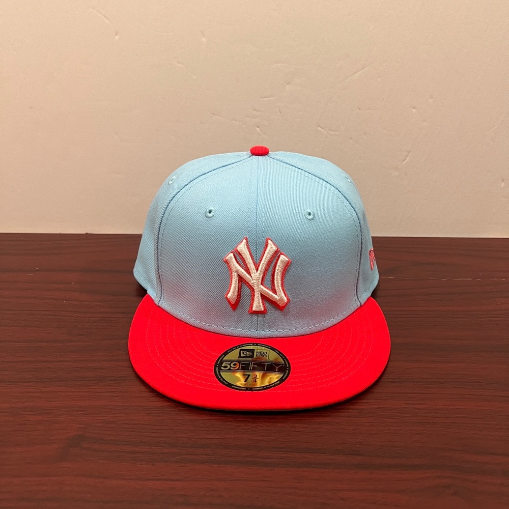 New Era, 59Fifty Fitted Hat, New York Yankees, Blue & Red